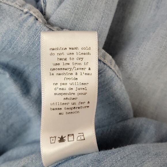 Rag and Bone Jean chambray sleeveless dress M - Picture 8 of 9